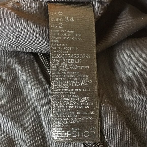 Shabby Chic Gothic Black Crepe and Lace Romper - Picture 16 of 16